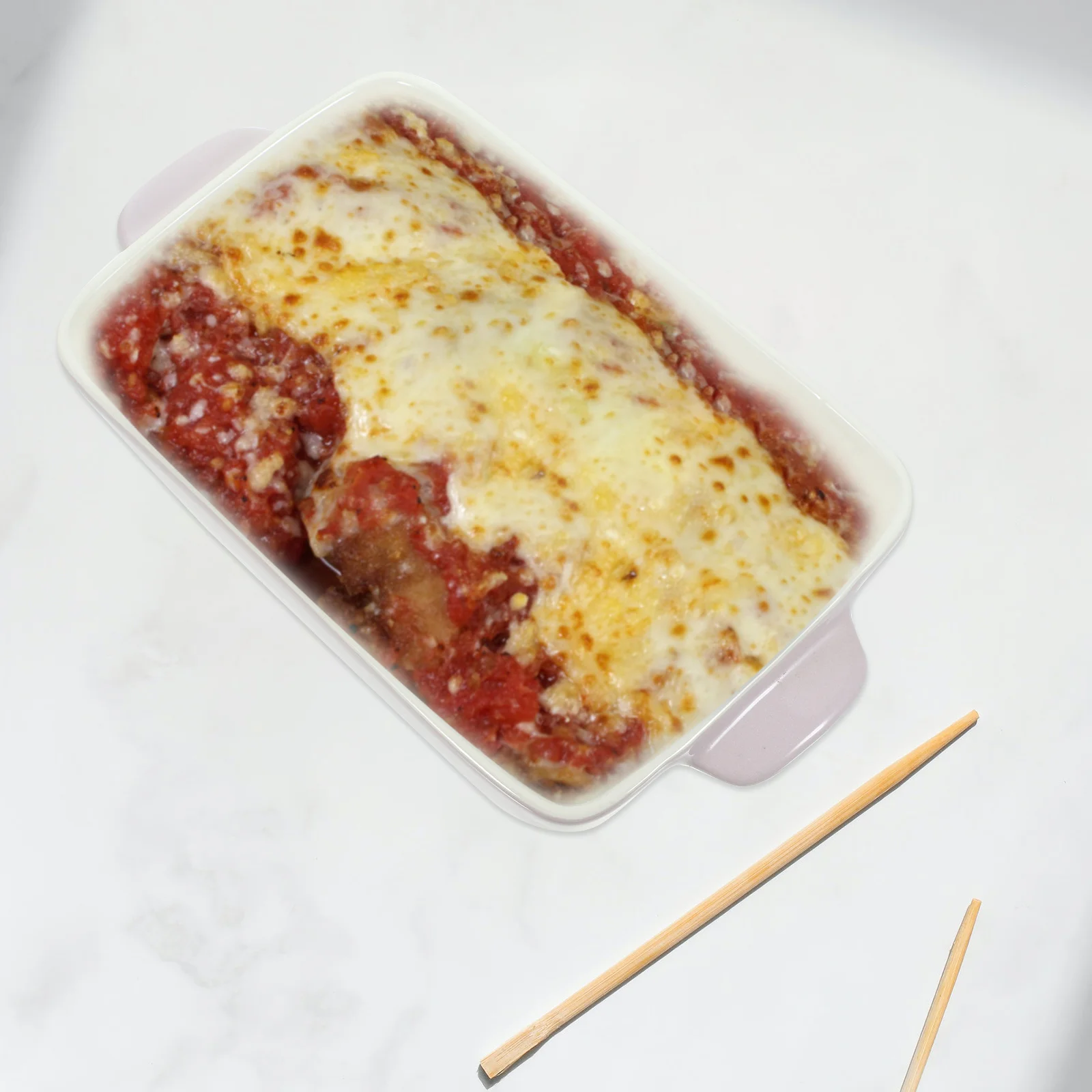 

Practical Oven Cake Pan Ceramics Baking Tray Rectangular BBQ Plate Non-stick Bread Baking Tray with Binaural Handle Household Ba