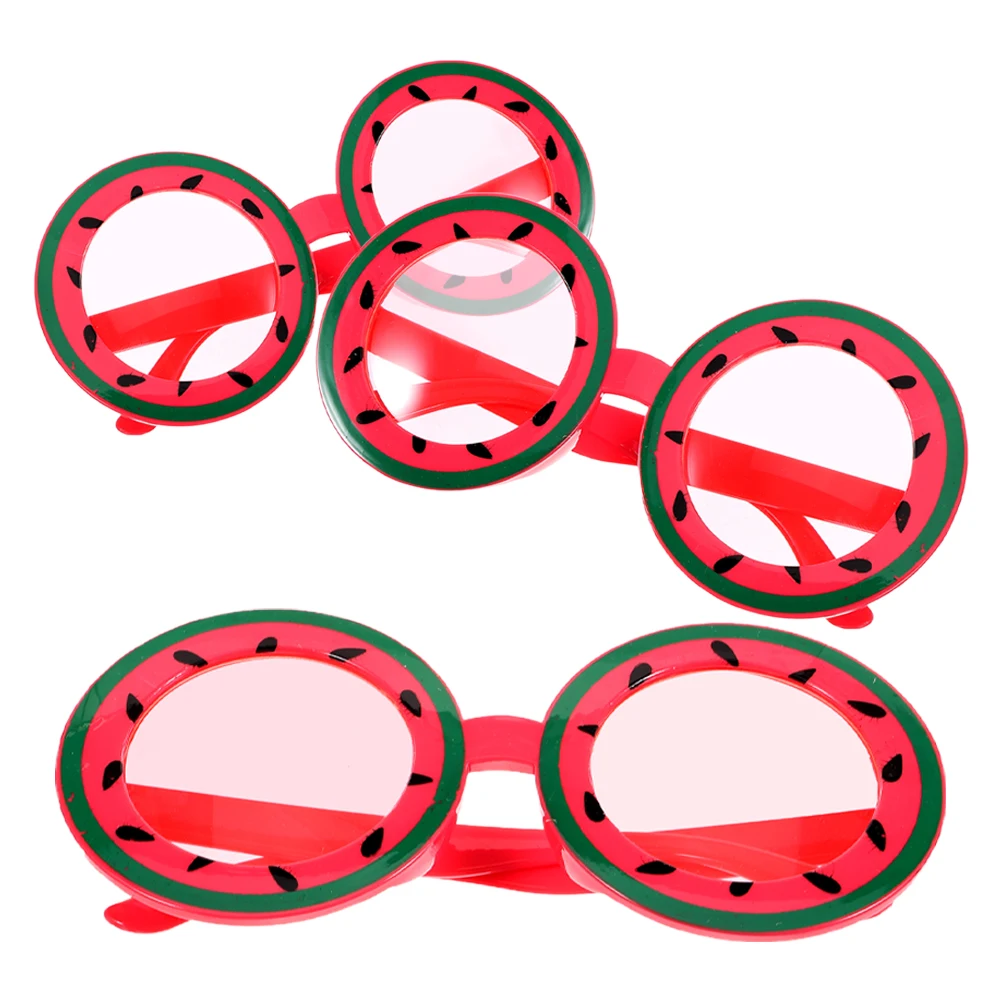 

3Pcs Watermelon Glasses Creative Funny Accessories Hawaiian Tropical Beach Photo Booth Props Hawaii Accessories