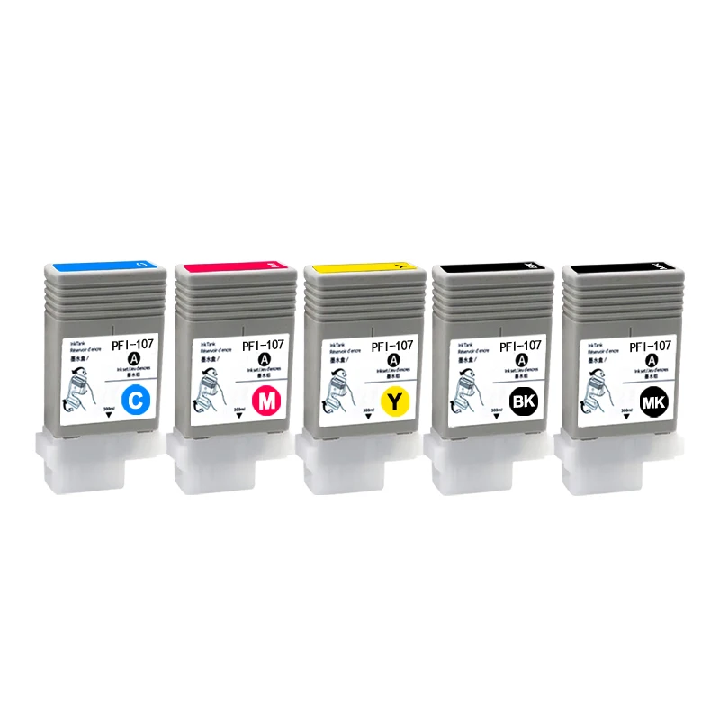 New PFI-107 PFI107 PFI 107 Ink Cartridge Compatible for Canon iPF670 iPF680 iPF685 iPF770 iPF780 iPF785 Printer INK CARTRIDGE