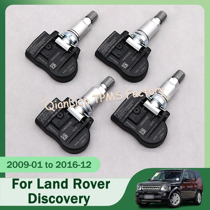 

TPMS Sensors Set Of 4 For Land Rover Discovery FreeLander Range Rover Sport BH52-1A159-CA 315MHz Tire Pressure Monitoring System