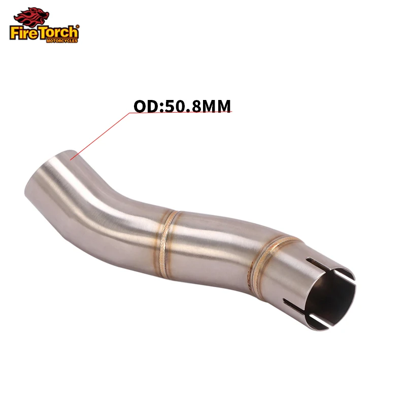 Slip For Triumph Speed Triple 1050 / R 1050 / 94R Motorcycle Exhaust System Mid Link Pipe with DB killer Carbonb Fiber Muffler