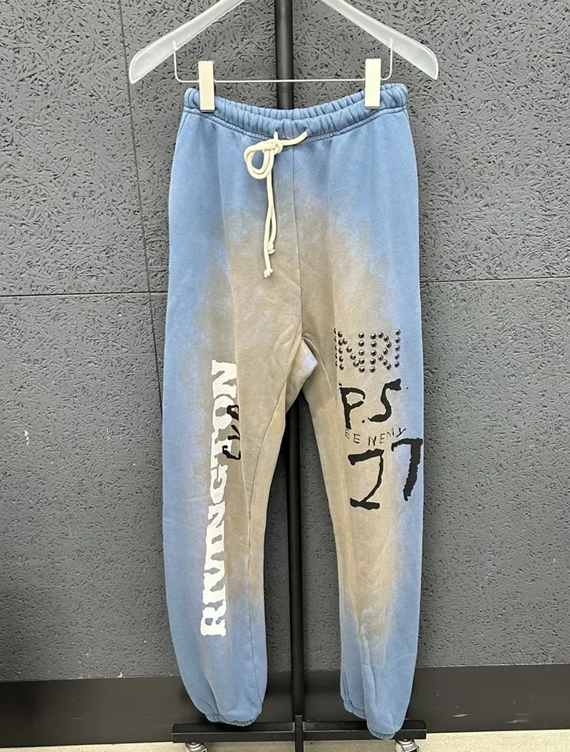 RRR123 Trousers 24SS Pants Washed Do Old Outdoor Autumn Winter Fashion Men's And Women's Oversize Sweatpants