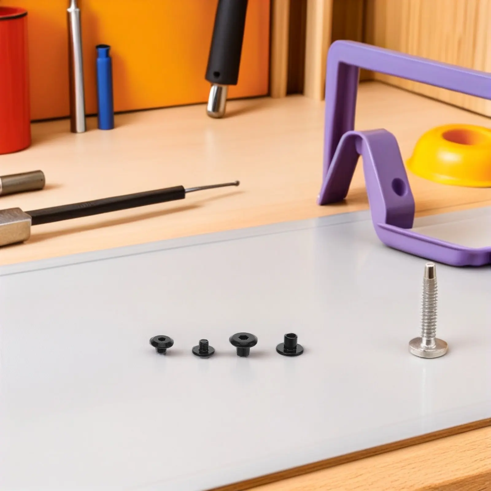 20Sets Stainless Steel Furniture Joint Screws Hex Drive Bed Connector Bolts Chair Frame Fasteners Woodworking Cap Nuts