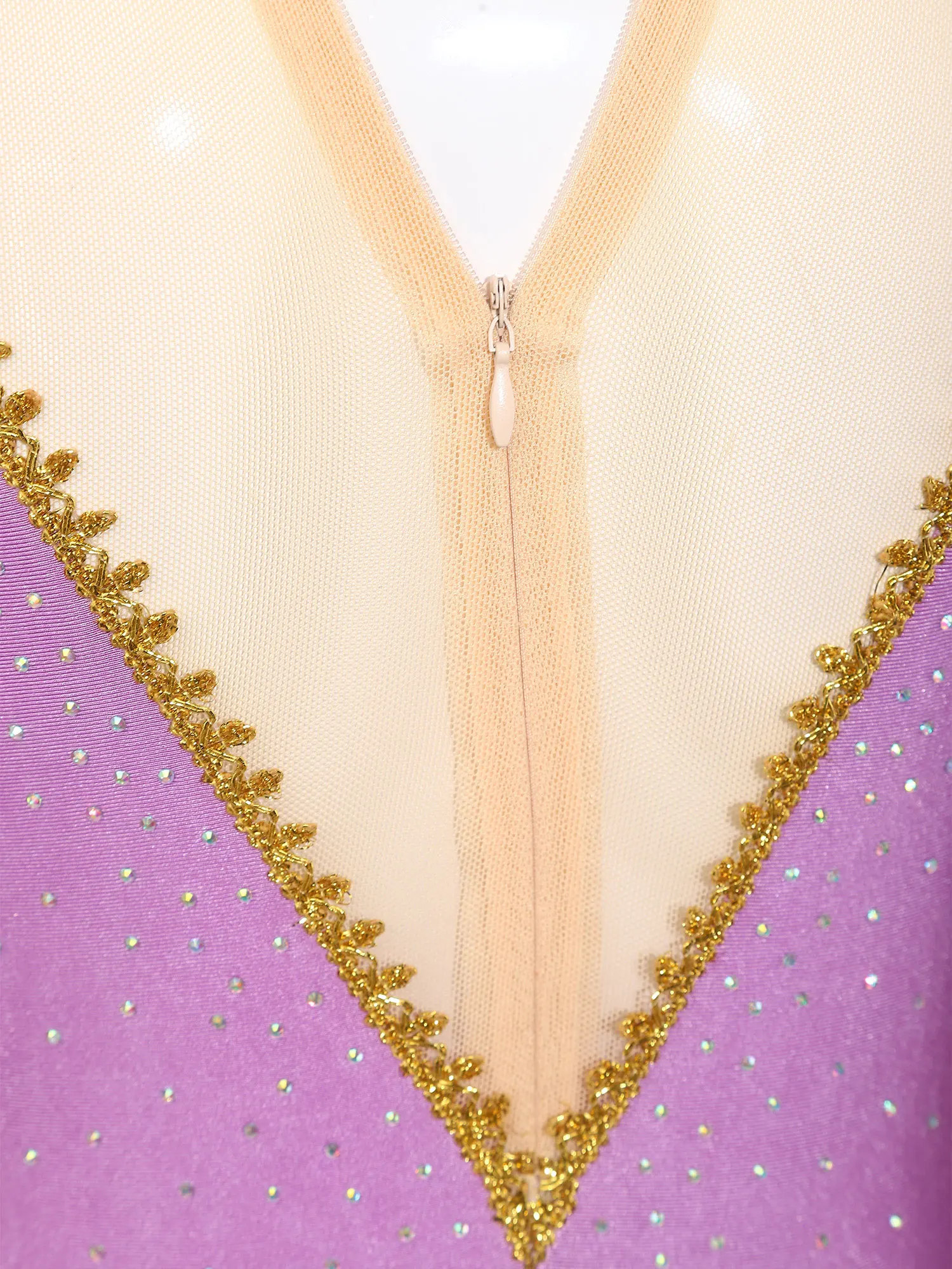 

Girls Halloween Princess Dance Dress Rhinestones Ballet Tutu Leotard Mesh Patchwork Ruffled Elegant Chiffon Dress Performances