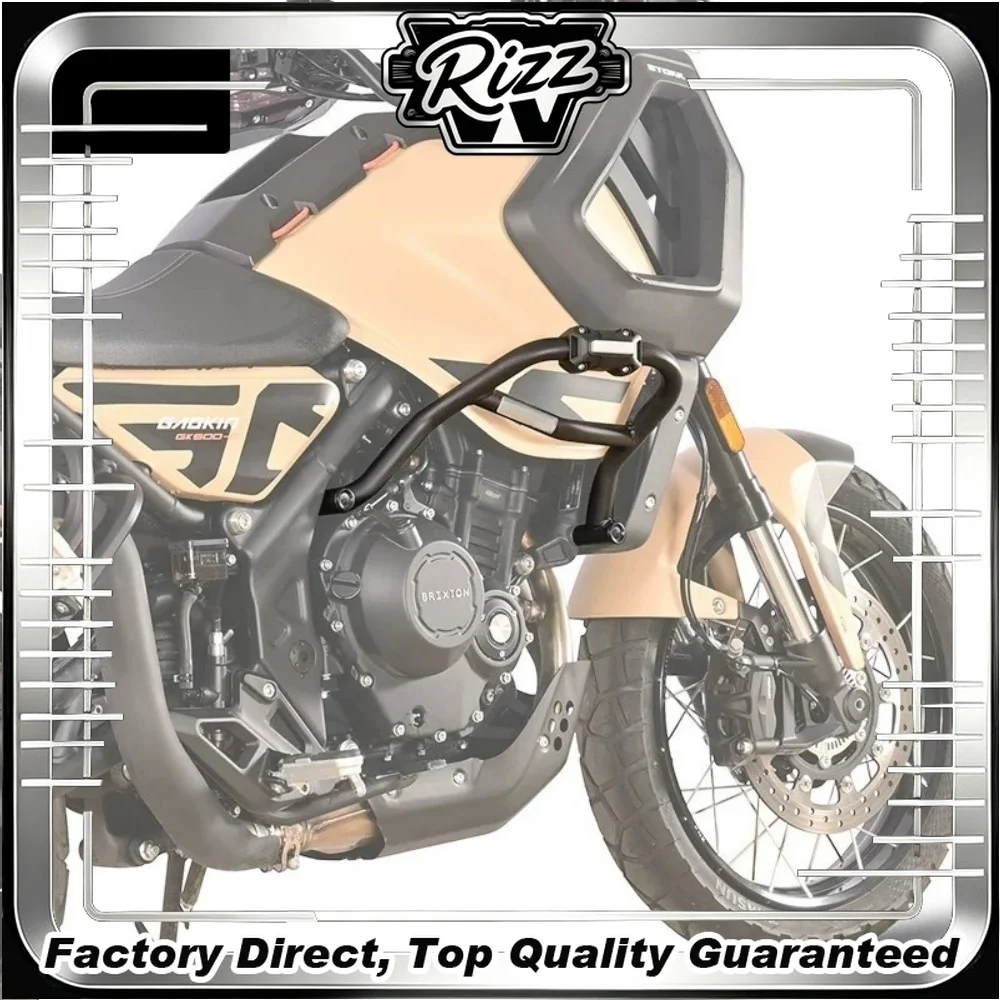 FOR Reinforced Iron Pupa Protection Combo Engine Guard And Anti-Crash Sliders for Gaokin Storr 500 Motorcycle 2024-2026