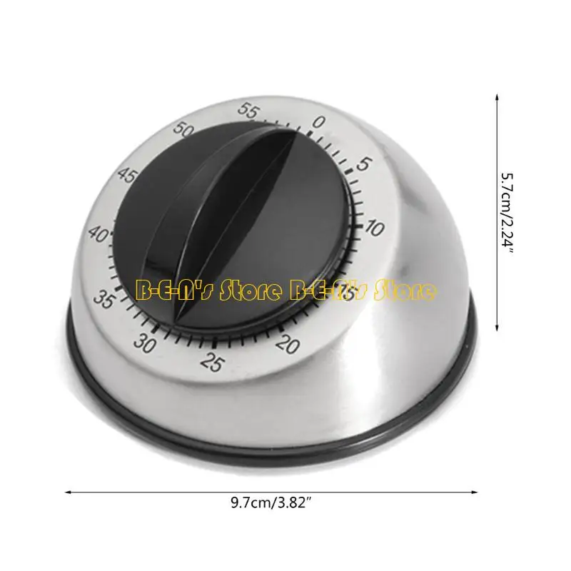Y1AD Alarm Kitchen Timer Round Mechanical Countdown Time-Reminder Cooking Baking Tool