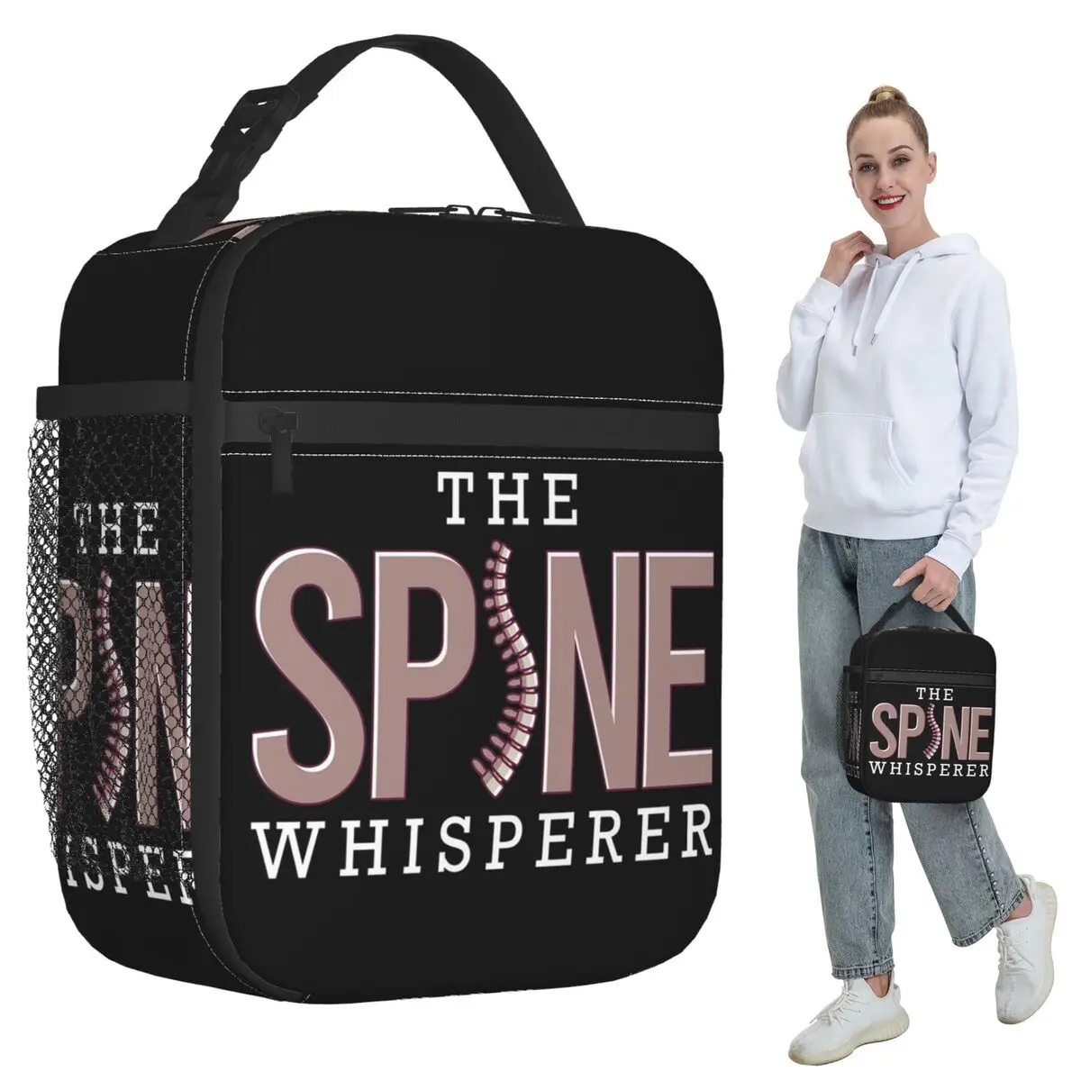 

Термосумка для обедов Spine Whisperer для детей, школьный термоконтейнер, переносная сумка-холодильник для еды
