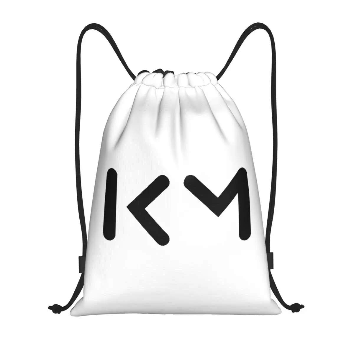 Custom Mbappes KM Football Soccer Drawstring Backpack Bags Men Women Lightweight Gym Sports Sackpack Sacks for Training