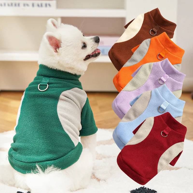

Dog Clothes Pet Clothes Teddy Bear Hoodies Thickened Winter Four Legged Clothes Dog Clothing Cat Clothe Flannel 2025 New