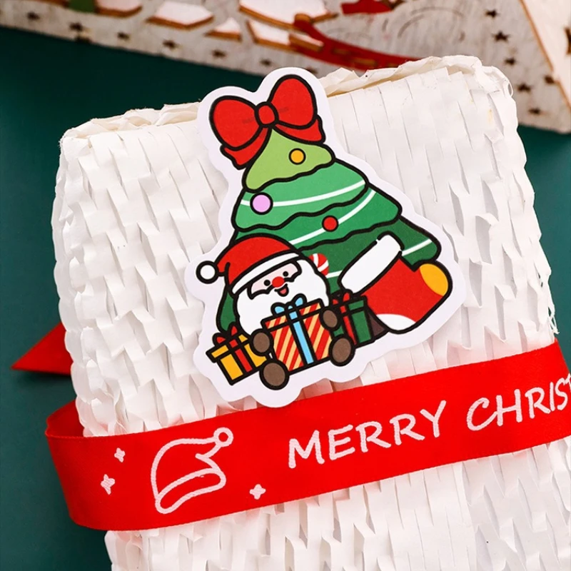 

Офисные школьные принадлежности, милые липкие заметки для рождественской елки специальной формы для студентов с высоким кавайным канцелярским блокнотом, милый блокнот