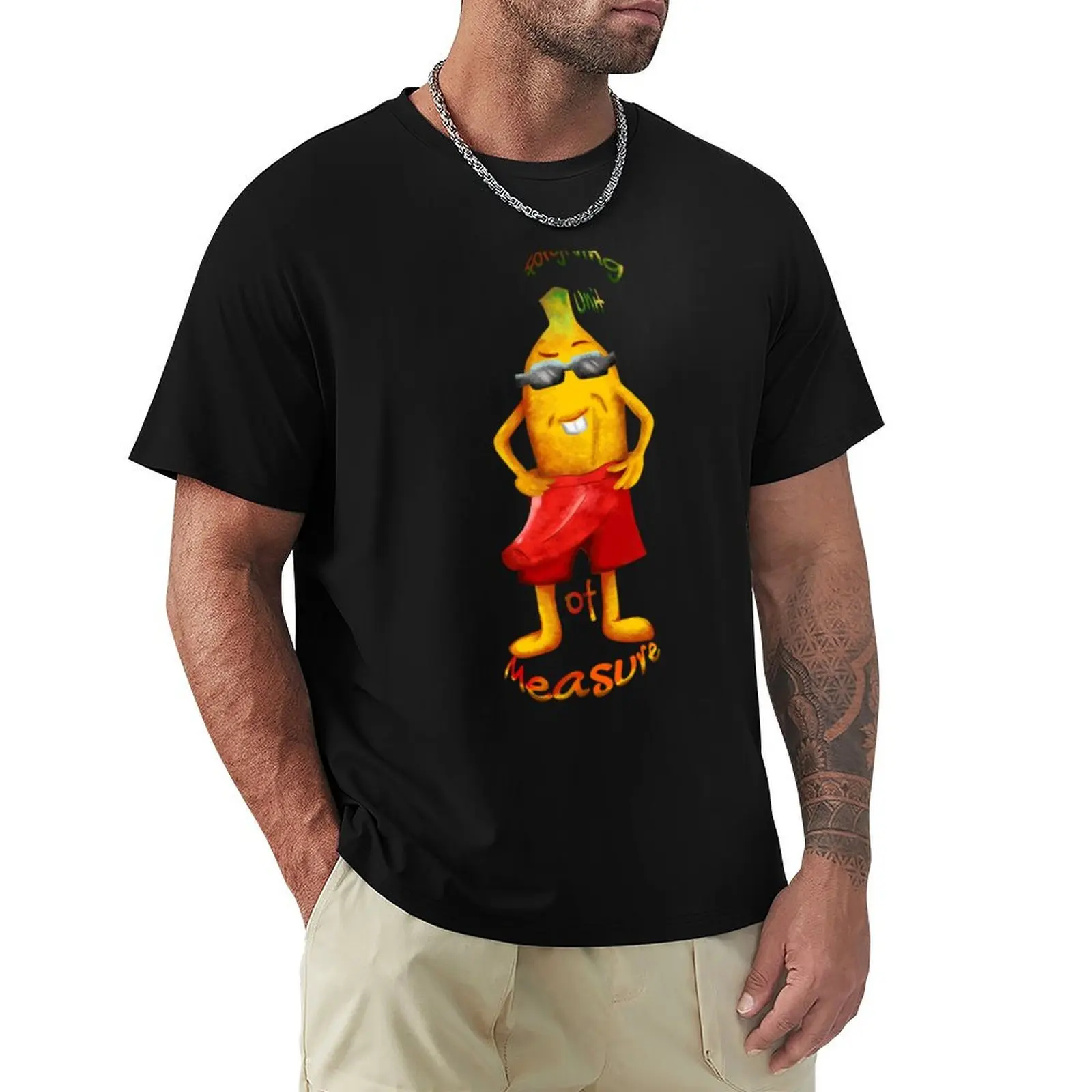 Banana For Measuring Everything T-Shirt Minimalist Graphic Tee Shirt