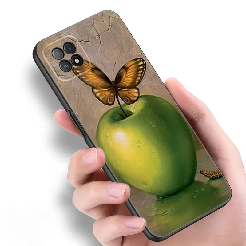 Salvador Dali Painting Phone Case For OPPO Reno 10 11 Pro A55 A57 A58 A72 A74 4G A54 A78 A98 5G A53 A93 2020 A15 A16 A17 A38 A76