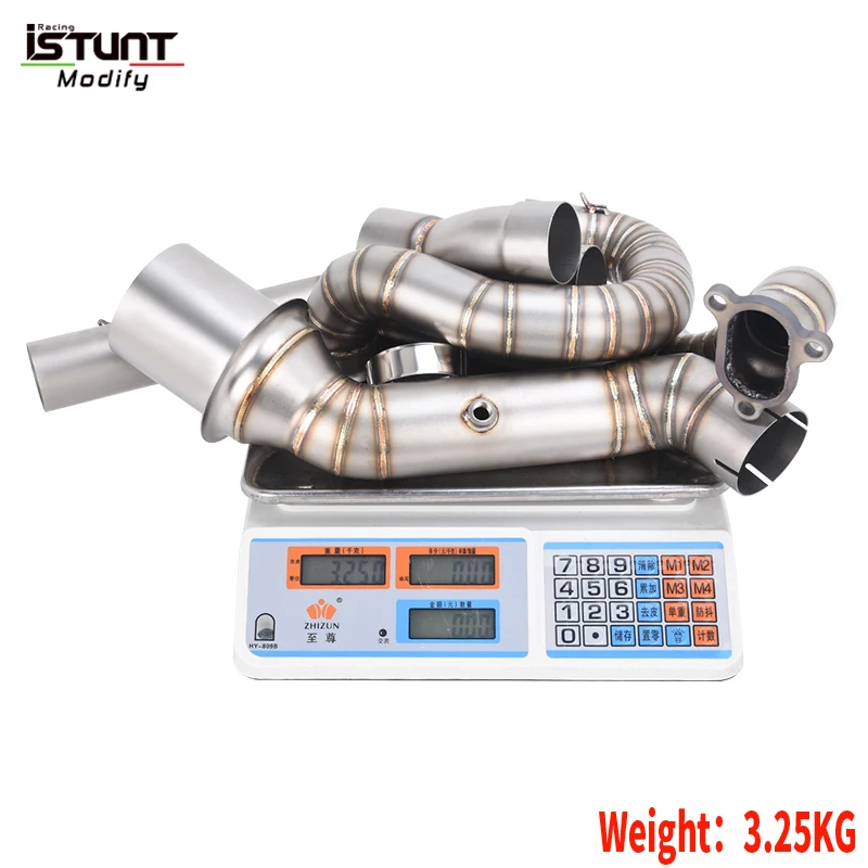 Slip On For KTM 1290 1390 Super Adventure R S EVO 2021 - 2026 Motorcycle Exhaust Escape Front Link Pipe Connect Original Muffler
