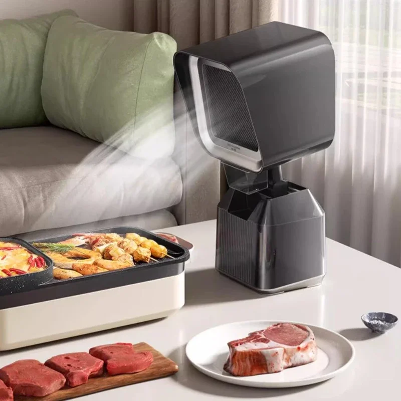 Máquina para fumar olla caliente portátil pequeña para barbacoa casera de 220V вытя Aan для Fremхни campana extractora de cocina