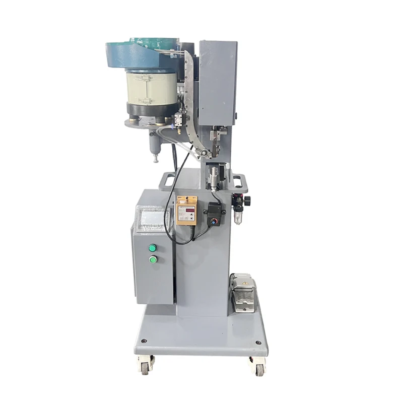 JZ-989DS-1 Shoe Making Machine Automatic D-Ring Hook Clinching Machine for Labor Shoe