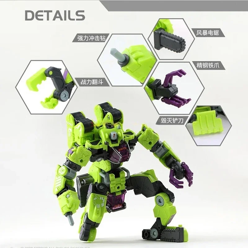 In Voorraad Vervorming Robot Omzetten in Mecha en Kubus Actiefiguren Speelgoed Originele 52 SPEELGOED MEGABOX MB-12 MB-12DE LANDBREAKER