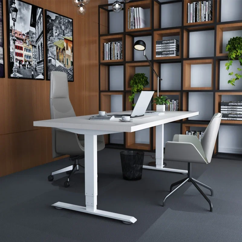 

NATE Modern Ergonomic Electric Height Adjustable Sit to Stand Executive Office Desk