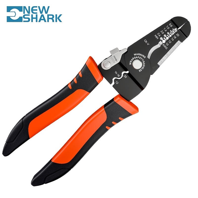  Wire Cutter, Wire Stripper Crimper, Wire Stripping Tool, Cable Stripper, Wiring Tools, Wire Crimping Tool 