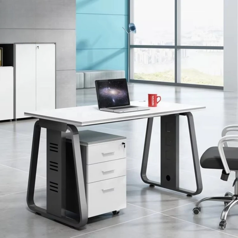 Office furniture workstation tables and chairs administrative office workbench set