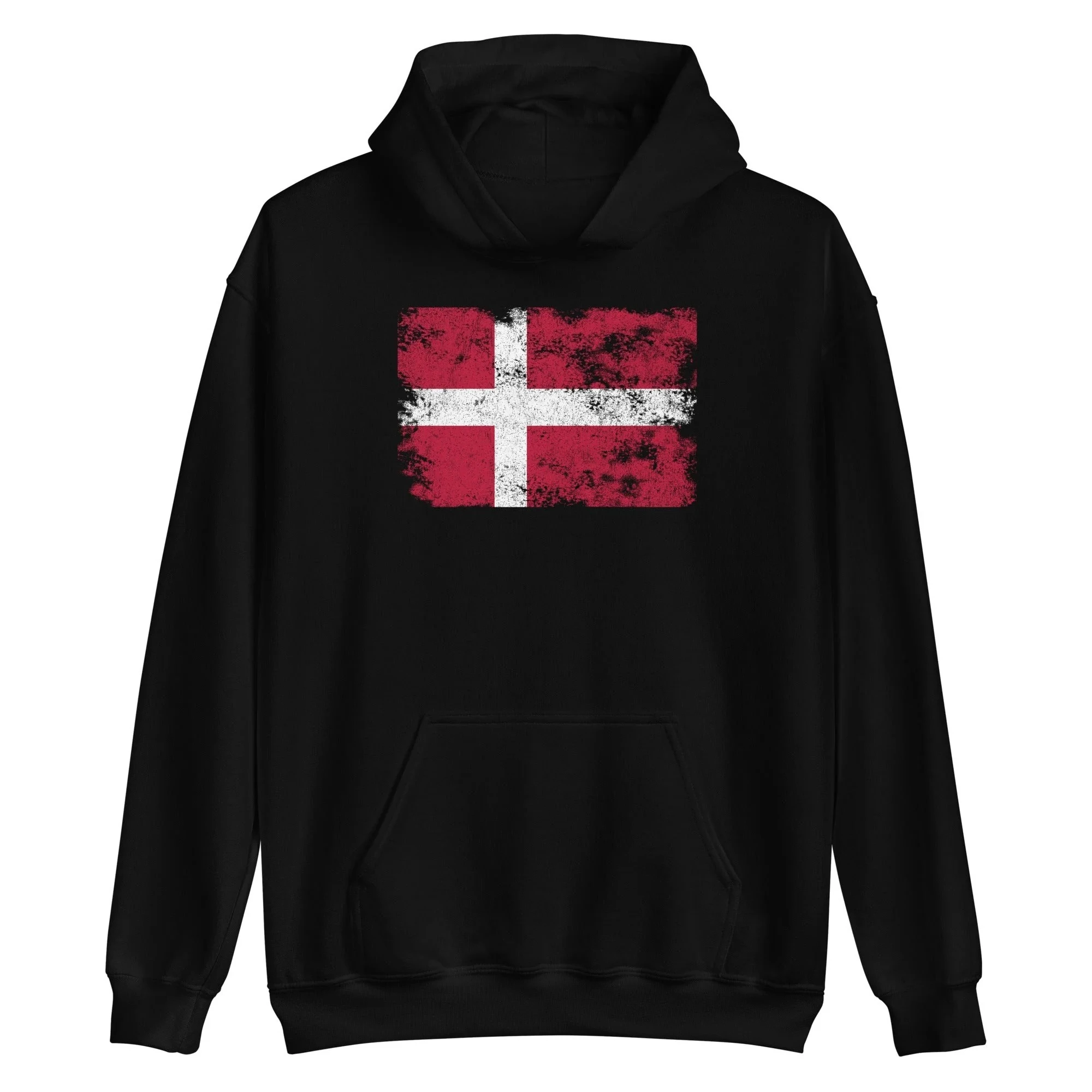 

Denmark Flag Hoodie Men's and Women's Long Sleeve Sweatshirt Pullover Retro Hip Hop Streetwear Sportswear Y2k Tops Men Clothing