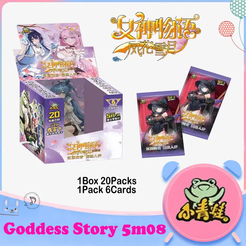 2023 Newest Goddess Story 5m08 Offline Collection Card Full Set Cute Waifu Booster Box ACG CCG TCG Doujin Toys And Hobbies Gift