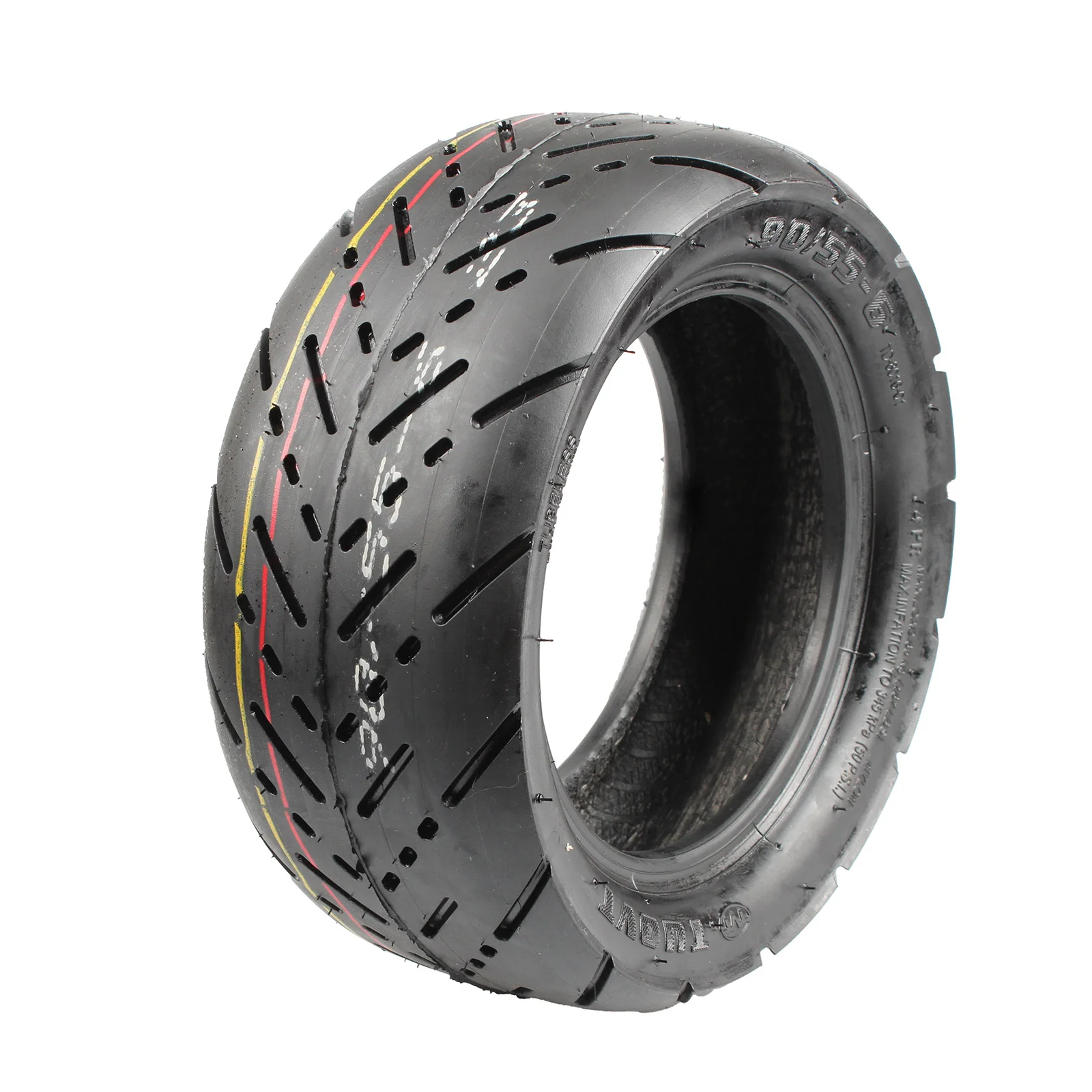 TUOVT 90/55-6 Tubeless Tyre Thickened Off-road and Road Tire Vacuum Tire for Electric Scooter Accessories view 6