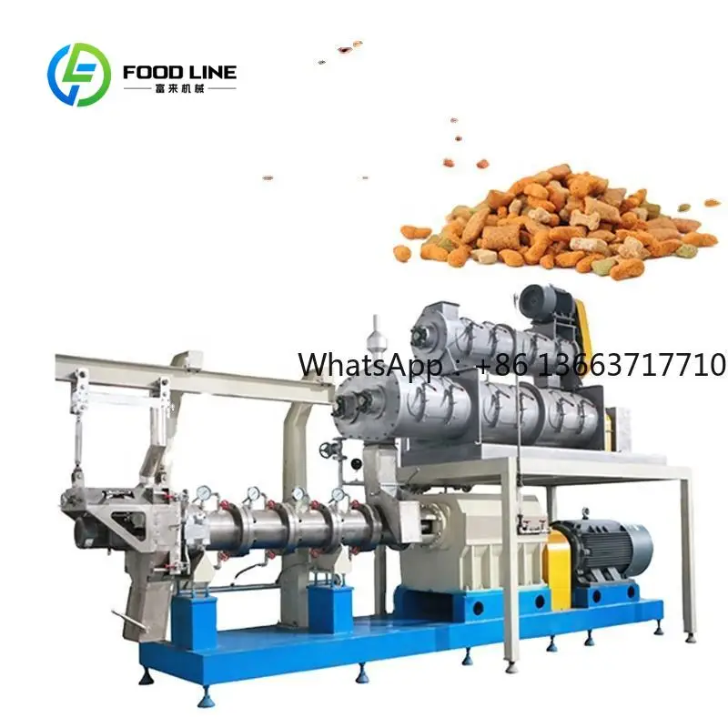 Custom High Quality Automatic Pet Food Production Line Configured for Pet Food Processing Plant Pet Food Manufacturing Bulk Sale