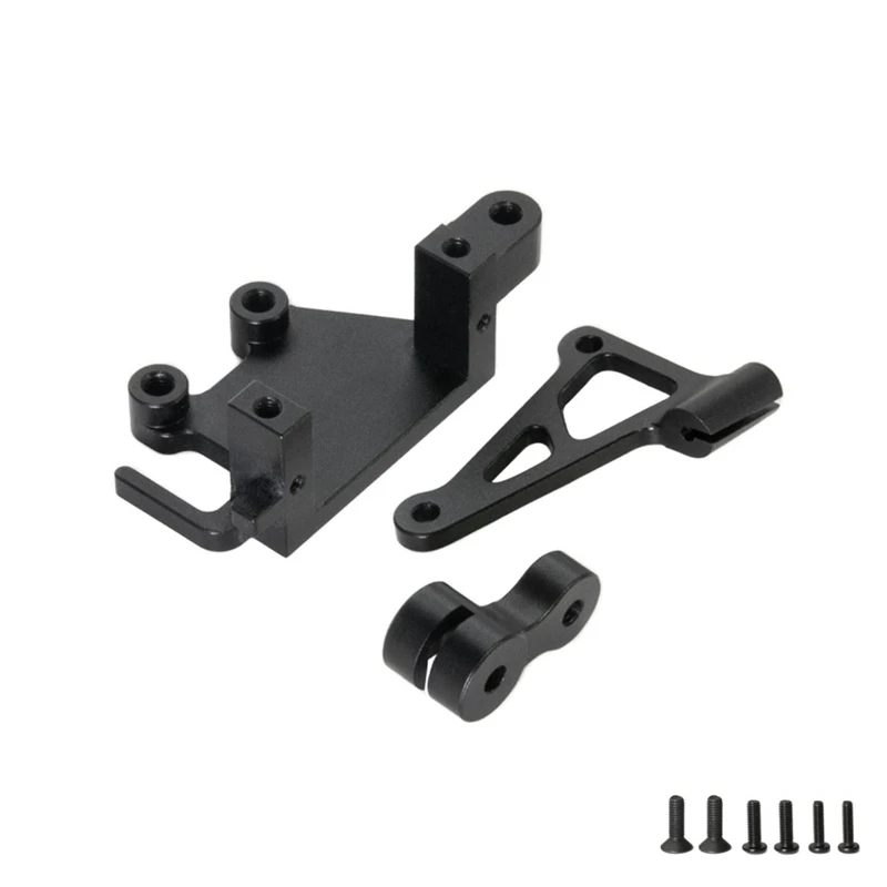 Suporte servo de montagem de servos de pinça LOS 261013   Para motocicleta LOSI 1/4 PROMOTO-MX LOS06000 LOS06002 Preto Durável