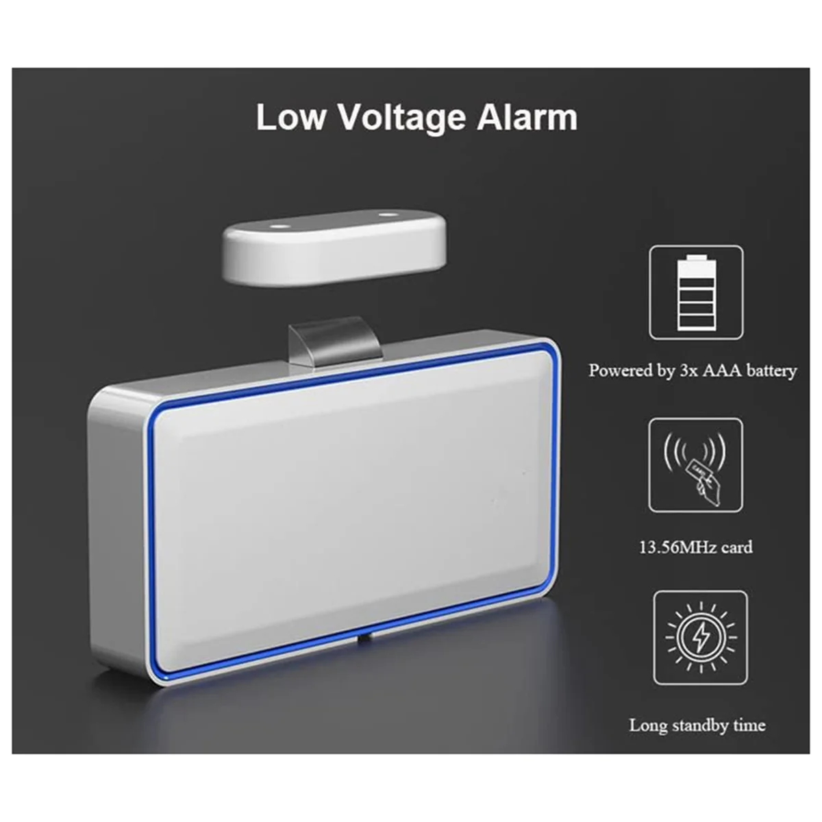 Hidden Cabinet Lock, Smart NFC RFID Electronic DIY Child Safety Proofing Lock for Cabinet Drawer Locker Cupboard