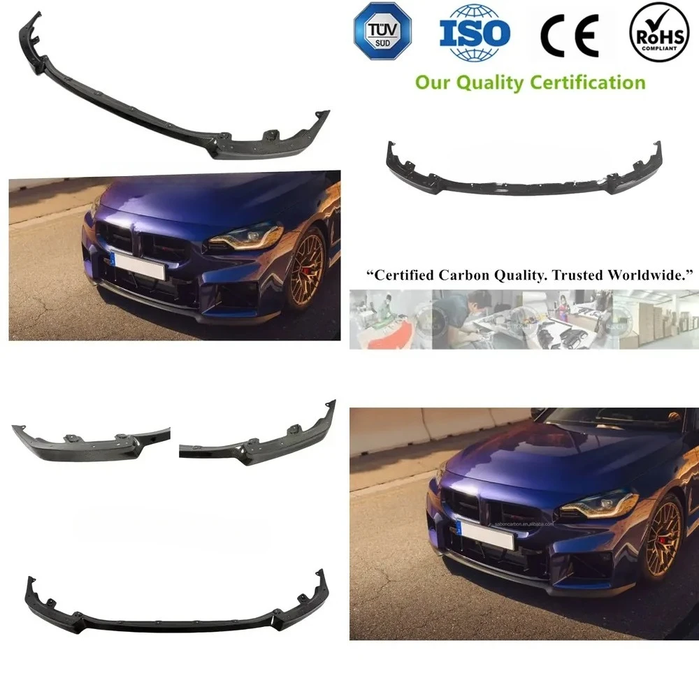 

New Lip Carbon Fiber CS Style Front Lip Bumper Splitter Upgrade for M2 G87 2023 up