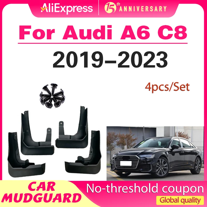 

Для Audi A6 C8 2019 2020 2021 2022 2023 брызговики, брызговики, передние и задние колеса, 4 шт., автомобильные аксессуары
