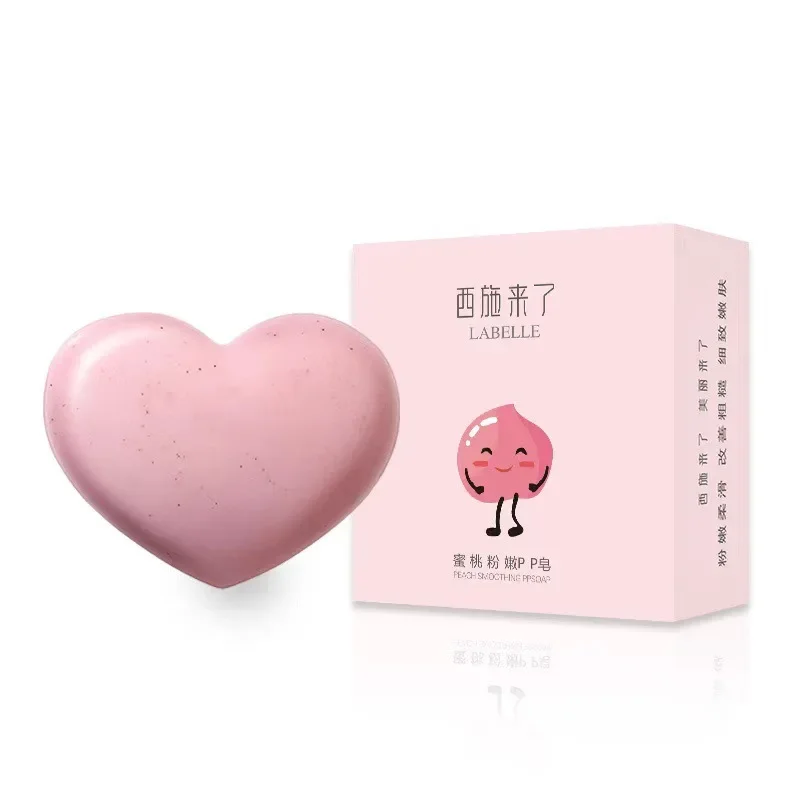 Women Peach Soap Skin Bleaching Cream Soap Armpits Underarm Groin Feminine Intimate Ass Hip Private Soap