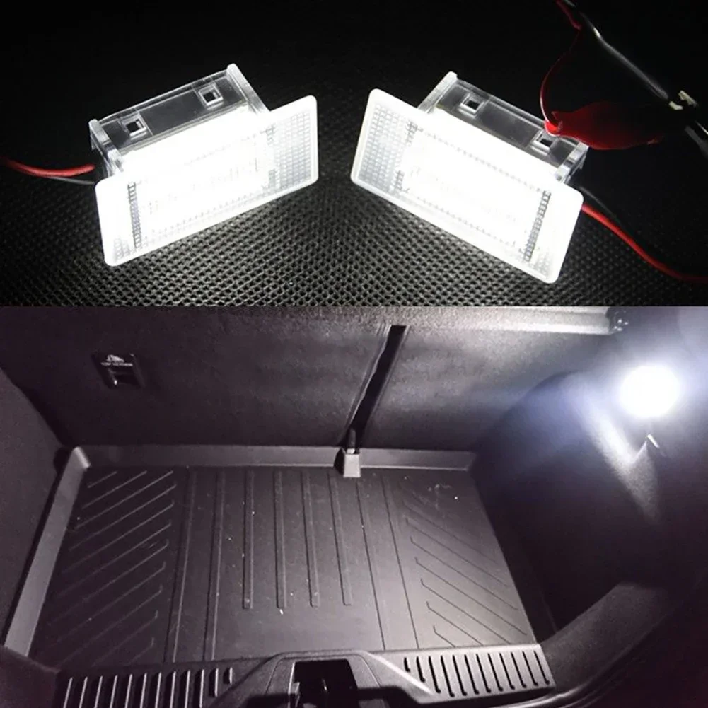 Plug & Play White LED Car Interior Light for Ford Focus Fiesta EcoSport Escort Mondeo Door Light Trunk Cargo Light