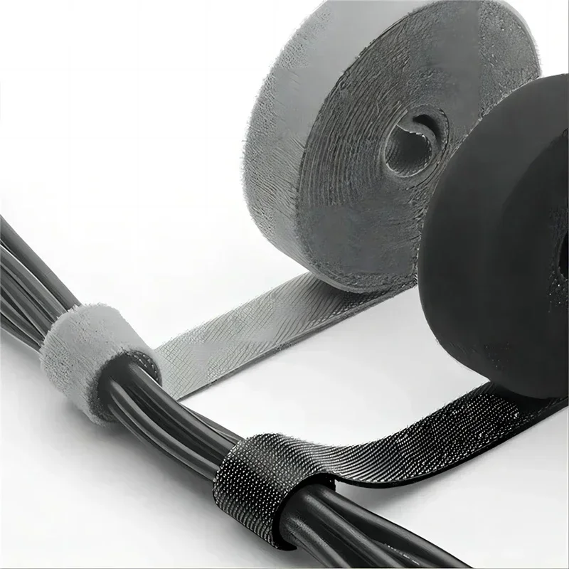 1M/3M/5M Width Cable Organizer USB Cable Winder Management Nylon Free Cut Ties Mouse Earphone Cord Cable Ties