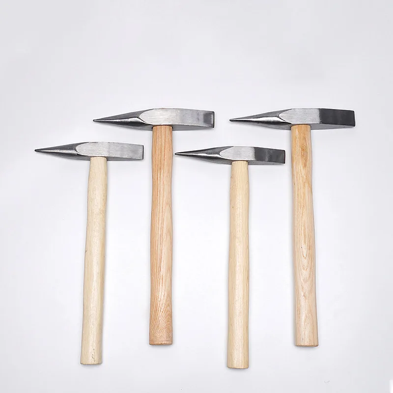 1/2Pcs Multi-purpose Welding Chipping Hammers Steel Tack Hammer Wood Handle Outdoor Disassembly Tool for Removing Repairing