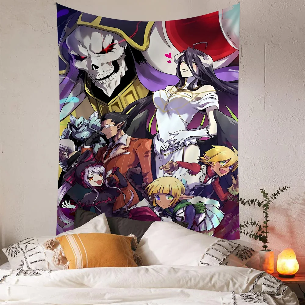 Anime Overlord Chart Tapestry For Living Room Home Dorm Decor Art Home Decor