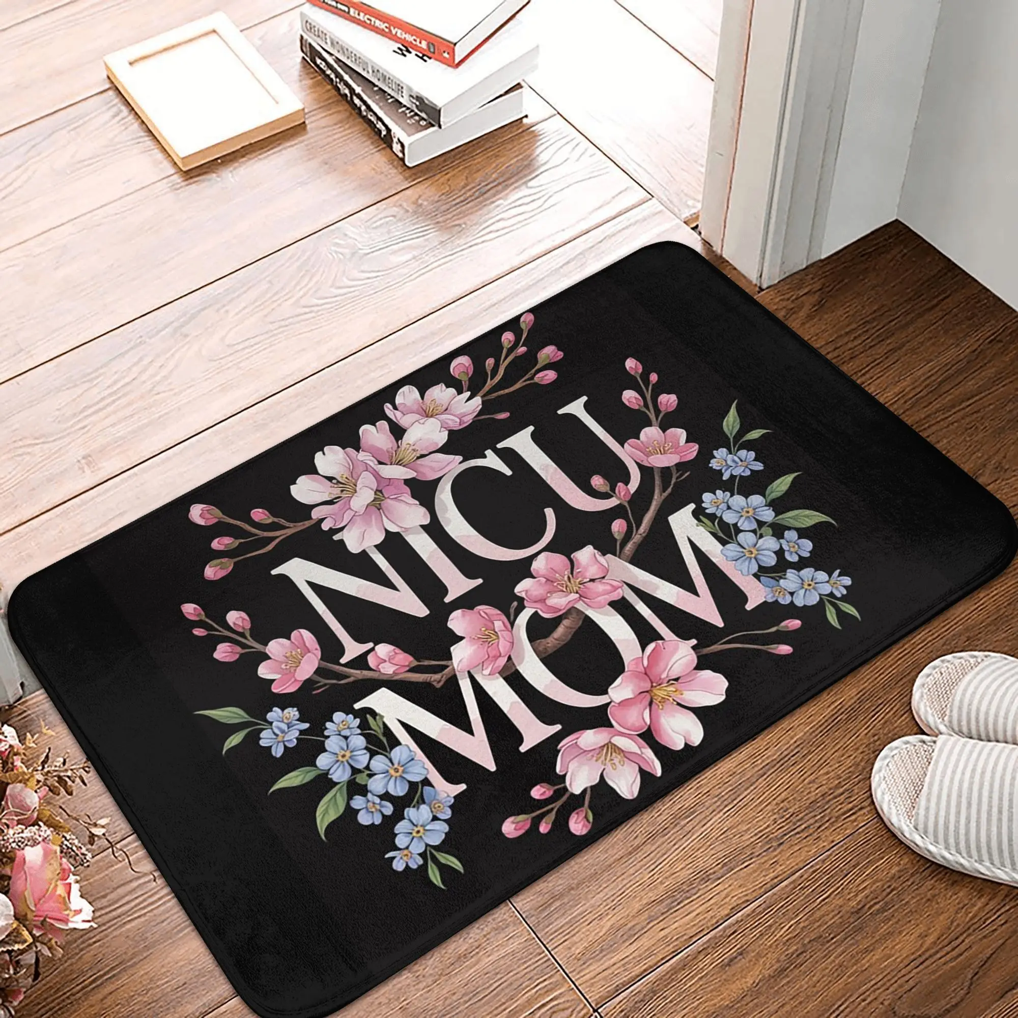 NICU Mom My NICU Hero Prematurity Awareness Anti-slip Doormat Floor Mat Rug for Kitchen Entrance Home Bedroom Footpad Mats