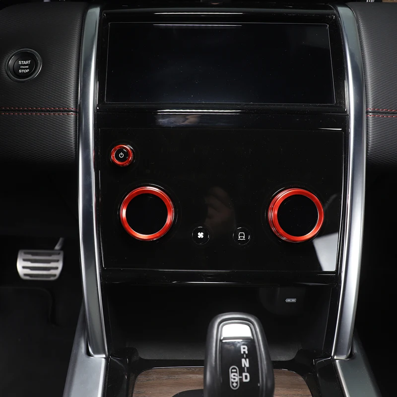 

For Land Rover Range Rover Evoque 2020-2025 Car Central Control Air Conditioner Volume Knob Cover Ring Trim Car Accessories
