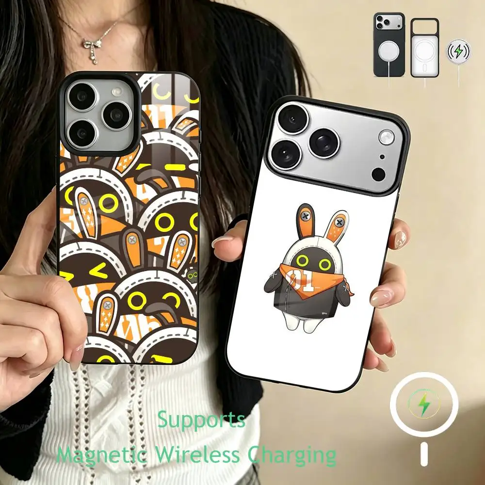Zenless Z-Zone Zero Bangboo  Phone Case For iPhone17,16,15,14,13,12,11 Plus,Pro Supports Magnetic Wireless Charging