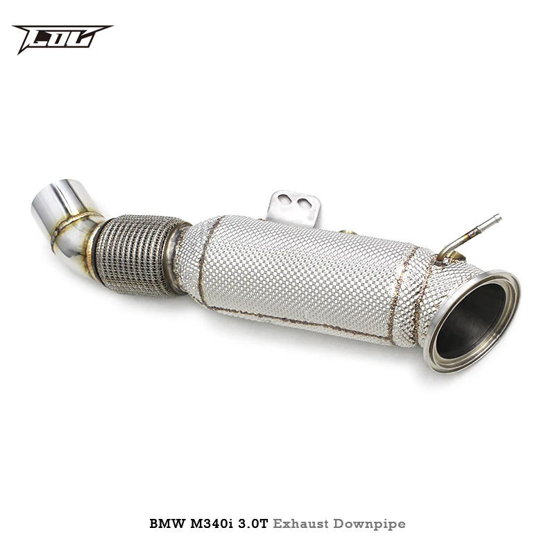 Tuyau de Descente OEM Sans Catalyseur pour BMW M340i 3.0T 2017-2019, Haut Débit en Acier Inoxydable 304