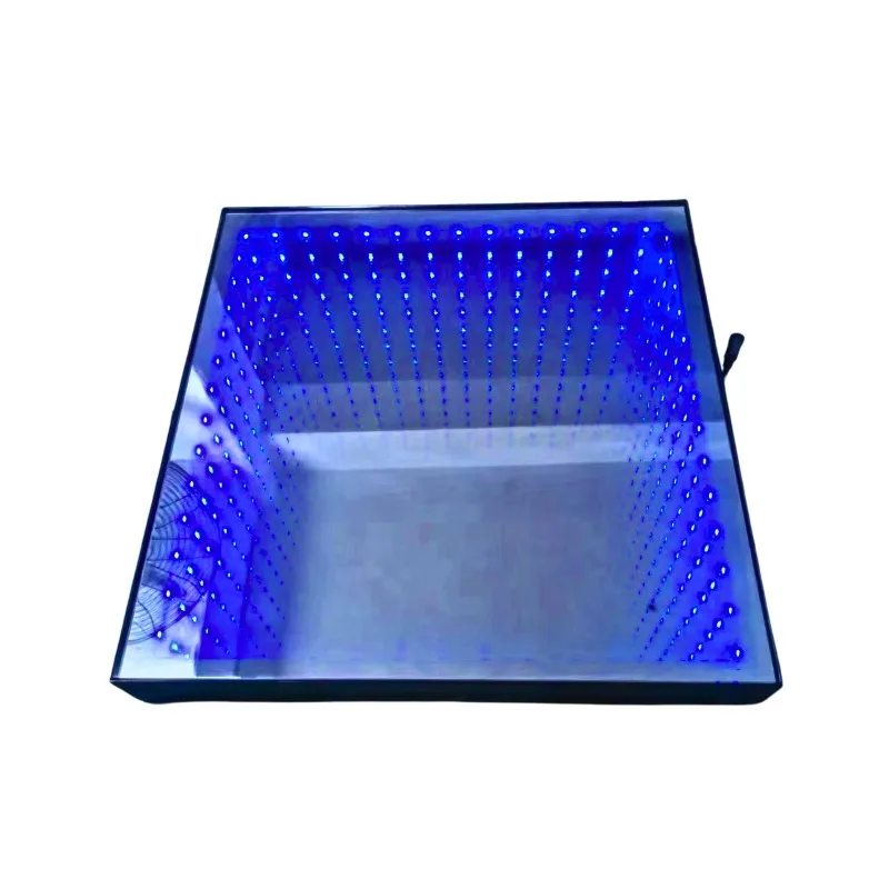 

LED mirror floor tile light, full-color dance light on the stage in the live stream.