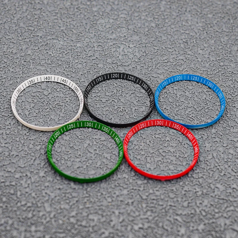 

Mod 30.5*27.5mm Hard Plastic Inner Ring Sixty Second Scale Watch Chapter Ring Fits SKX007 SRPD Diving NH35 Case Replace Parts