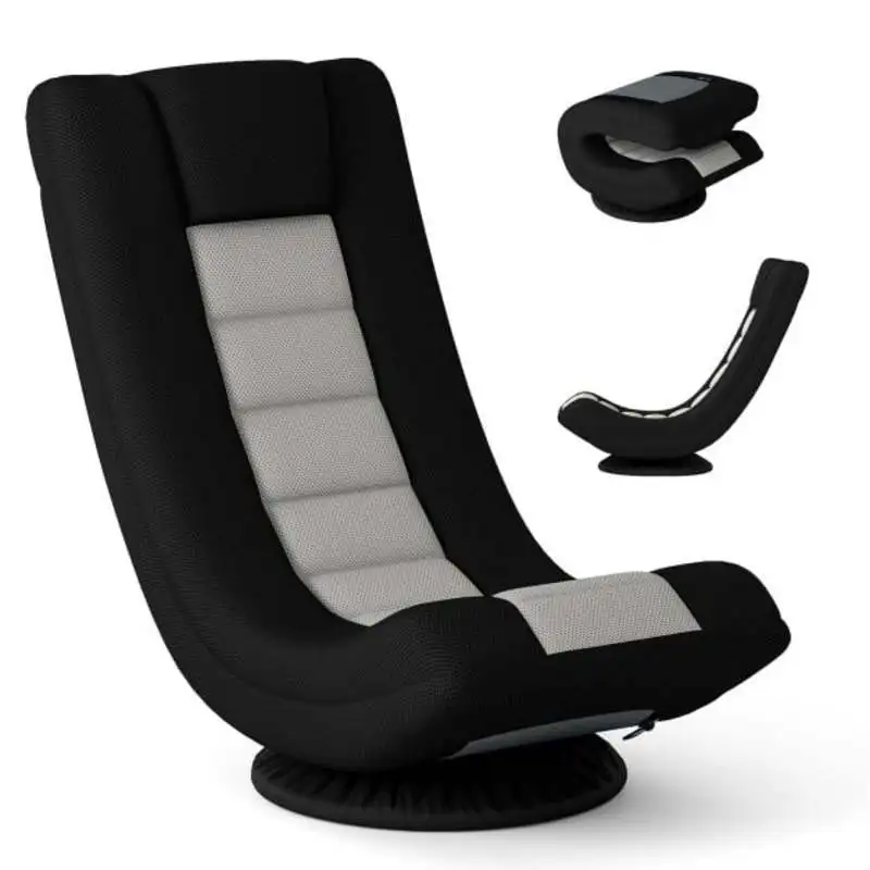 360 ° Silla De Juego Giratoria, 4 Posiciones, Premium, Fácil De Limpiar, Elegante En Negro/Gris — -65%, 222.48€ Coupon, from 116.66€ – 65% descuento – €116.66