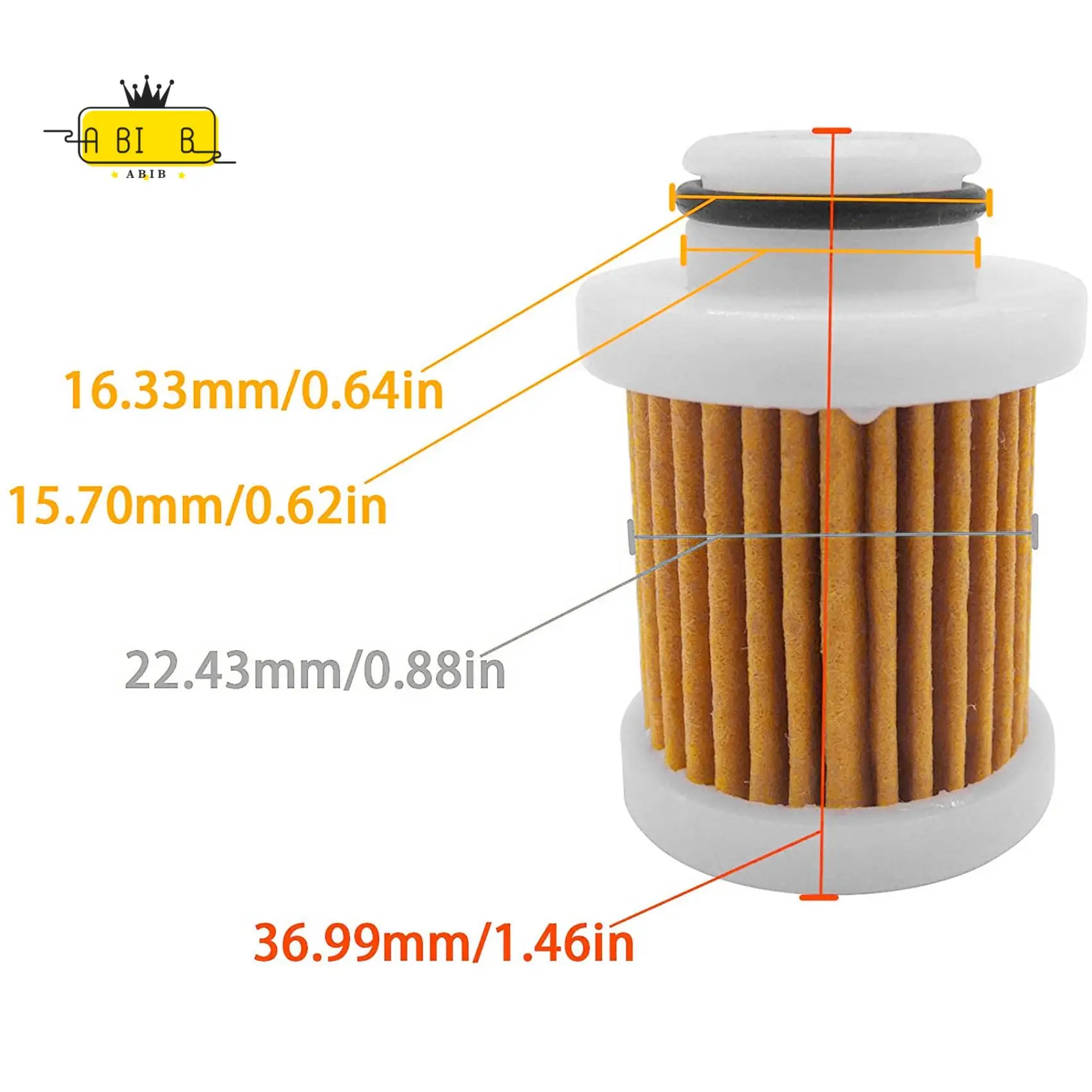 ABIB -10PCS 6D8-WS24A-00 40-115Hp 30-115 Hp 4-Stroke Fuel Filter For Yamaha F50-F115 Outboard Engine Filter 6D8-24563-00-00