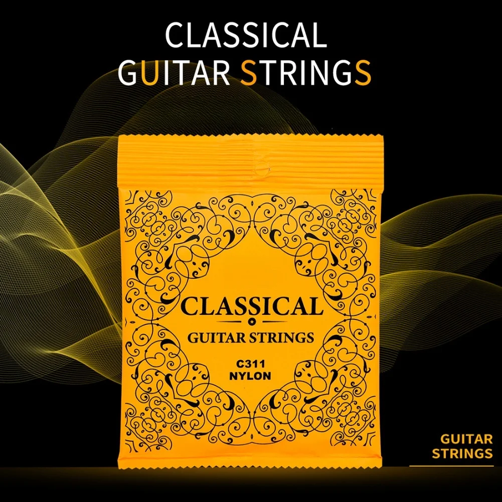Classical Guitar Strings C311 Silver-Plated Alloy Nylon Six Essential Strings For Acoustic Guitar/Bass Strings Replace Parts