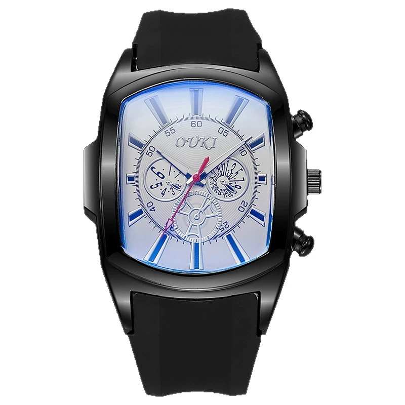 Nueva moda para hombre, relojes de lujo, reloj de cuarzo informal de silicona militar deportivo para hombre, relojes de regalo para hombre, relojes para hombre