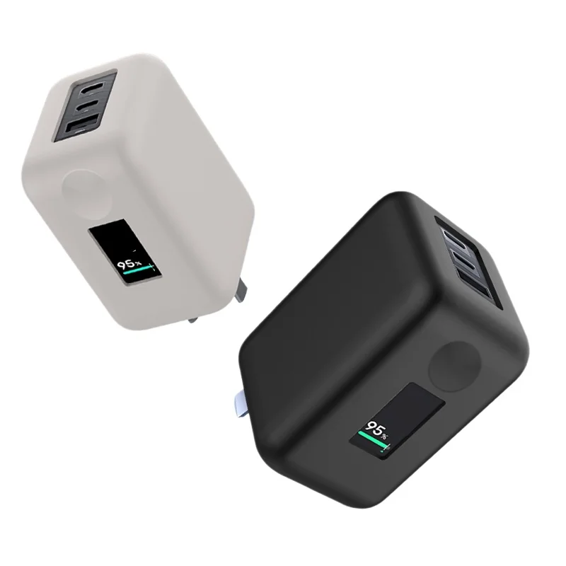 

Silicone Protective Case for CUKTECH 6 Ultra Charger Cover Dustproof Shock-resistant and Drop-proof Black Gray Pink