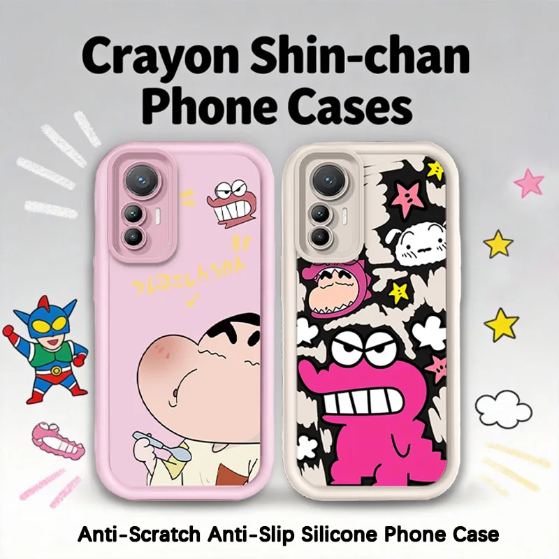 Shin Nohara Cartoon Shockproof Case For Xiaomi Mi 17 Pro Max 15 Ultra 14 13 12 12X 12S 11 Lite 5G NE 15T 14T 13T 12T 11T Pro