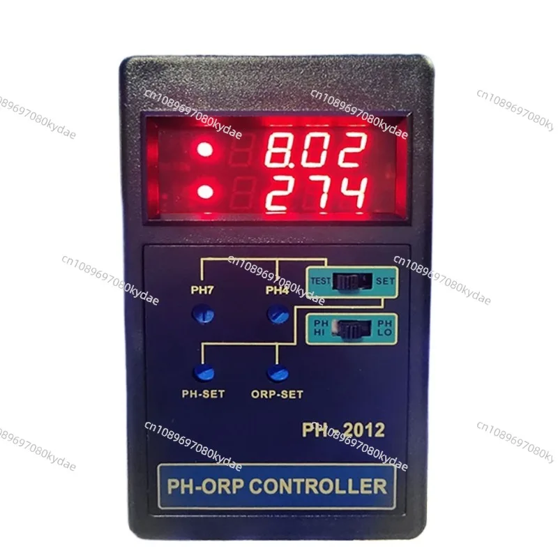 PH-201 Digital LCD Display PH CO2 Controller Meter Aquarium Fish Tank 0.00~14.00PH Range + Switched Socket AC 100-240V