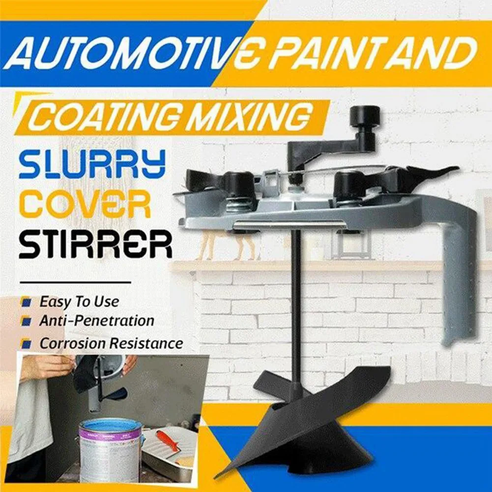 Pintura Automotiva e Revestimento Agitador De Mistura, Mistura Tampa De Lodo, Ferramentas De Misturador De Pintura, Mistura Mate, Ferramenta Agitador De Tampa, 4L